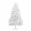 vidaXL Mű karácsonyfa 300 LED-del Fehér 180 cm PVC és fém