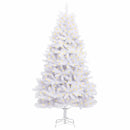 vidaXL Mű karácsonyfa 300 LED-del Fehér 270 cm PVC és fém