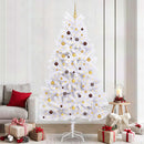 vidaXL Mű karácsonyfa Fehér 120 x 120 x 240 cm PVC és fém