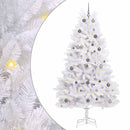 vidaXL Mű karácsonyfa Fehér 120 x 120 x 240 cm PVC és fém