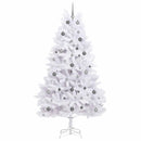 vidaXL Mű karácsonyfa Fehér 120 x 120 x 240 cm PVC és fém