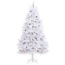 vidaXL Mű karácsonyfa Fehér 138 x 138 x 300 cm PVC és fém