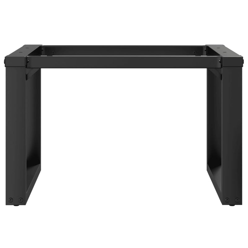 vidaXL acél dohányzóasztallábak O-alakú vázzal 60x40x38 cm
