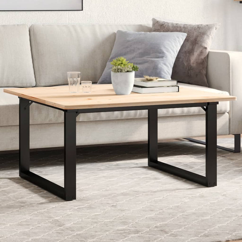 vidaXL acél dohányzóasztallábak O-alakú vázzal 70 x 60 x 43 cm