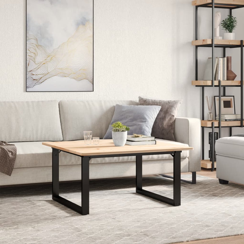 vidaXL acél dohányzóasztallábak O-alakú vázzal 80 x 70 x 43 cm