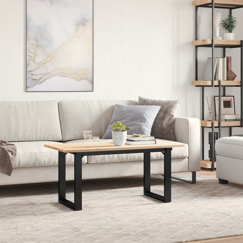 vidaXL acél dohányzóasztallábak O-alakú vázzal 80 x 40 x 43 cm