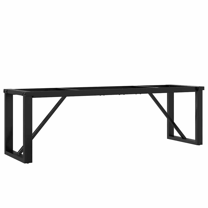 vidaXL acél dohányzóasztallábak O-alakú vázzal 140 x 30 x 43 cm