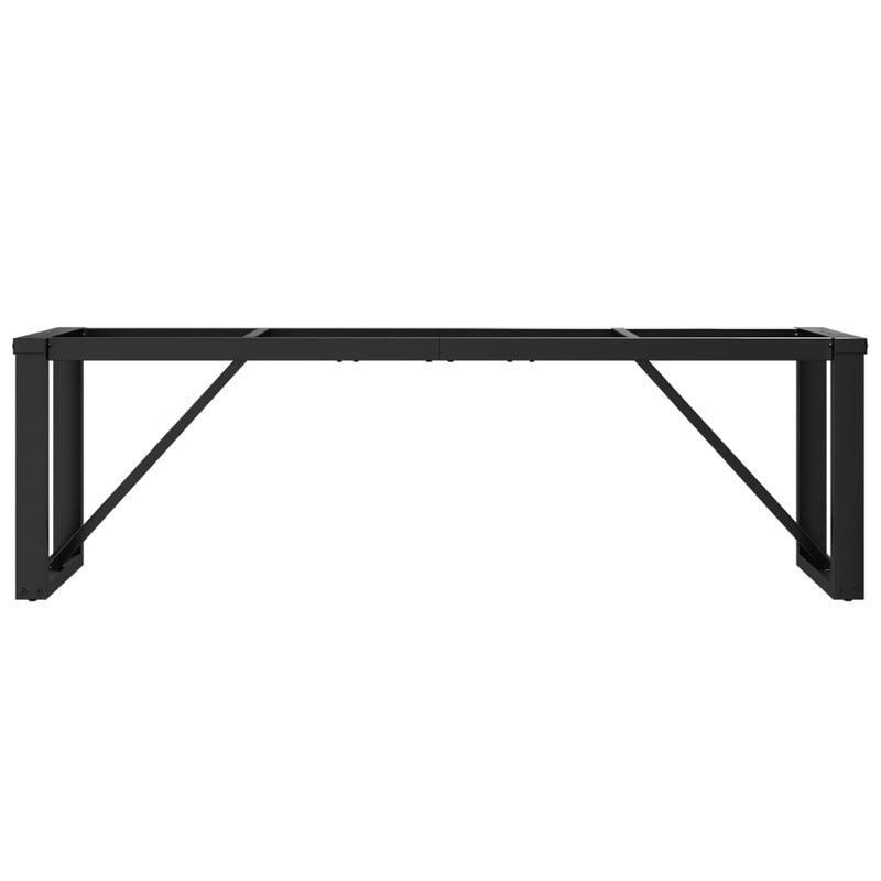 vidaXL acél dohányzóasztallábak O-alakú vázzal 140 x 30 x 43 cm