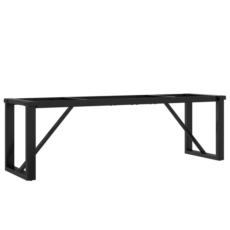 vidaXL acél dohányzóasztallábak O-alakú vázzal 140 x 30 x 43 cm