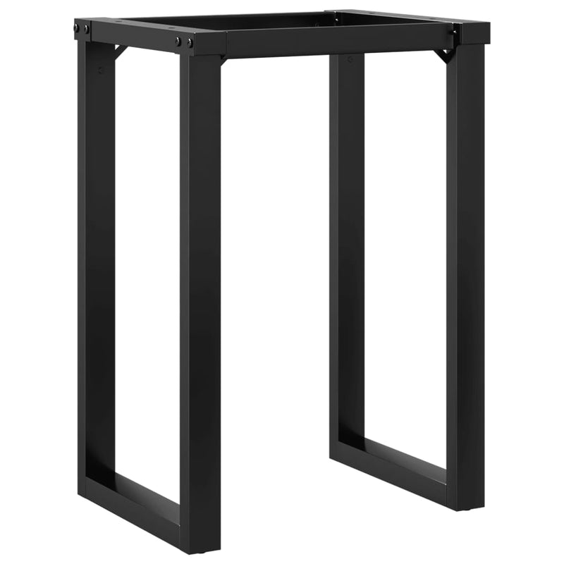 vidaXL acél dohányzóasztallábak O-alakú vázzal 60x40x73 cm