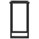 vidaXL acél dohányzóasztallábak O-alakú vázzal 60x40x73 cm