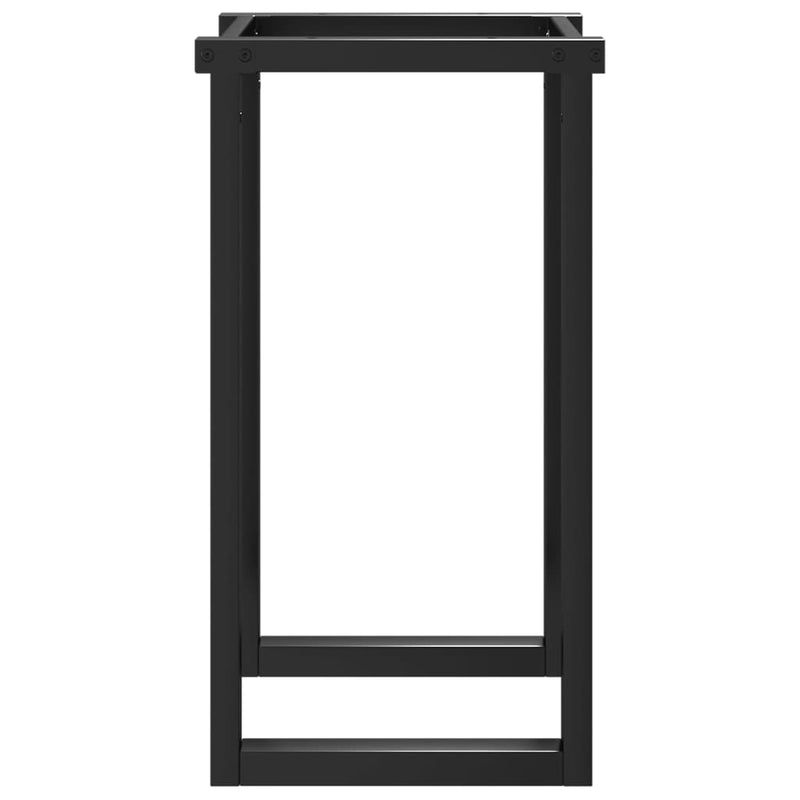 vidaXL acél dohányzóasztallábak O-alakú vázzal 60x40x73 cm