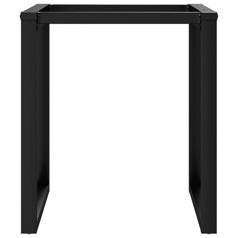 vidaXL acél dohányzóasztallábak O-alakú vázzal 60 x 60 x 73 cm