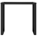 vidaXL acél dohányzóasztallábak O-alakú vázzal 80 x 40 x 73 cm