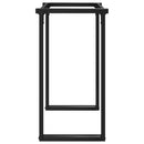 vidaXL acél dohányzóasztallábak O-alakú vázzal 80 x 40 x 73 cm