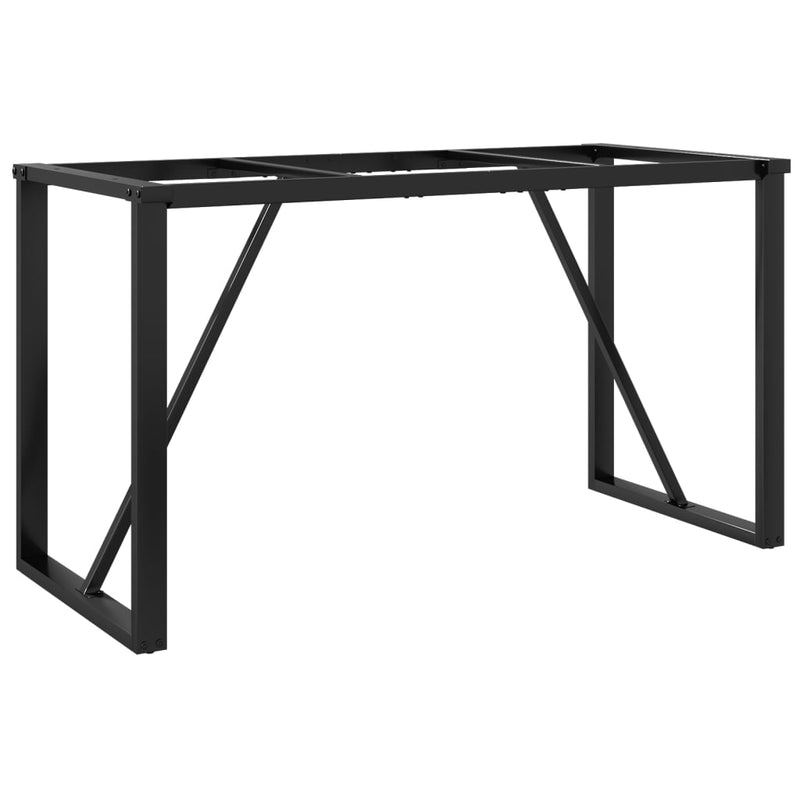 vidaXL acél étkezőasztallábak O-alakú vázzal 140 x 60 x 73 cm