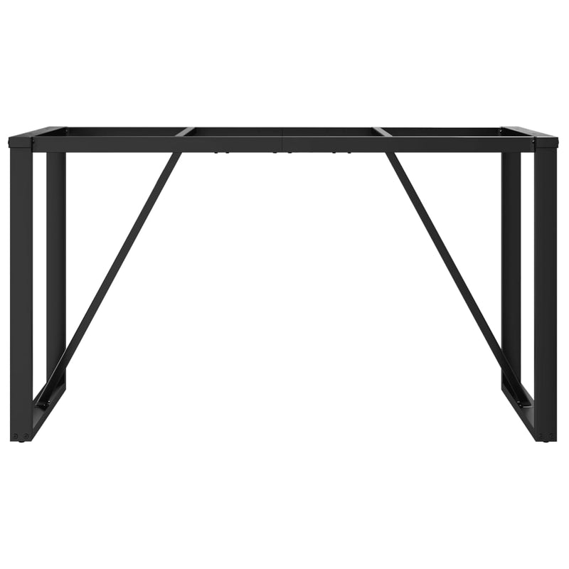 vidaXL acél étkezőasztallábak O-alakú vázzal 140 x 60 x 73 cm