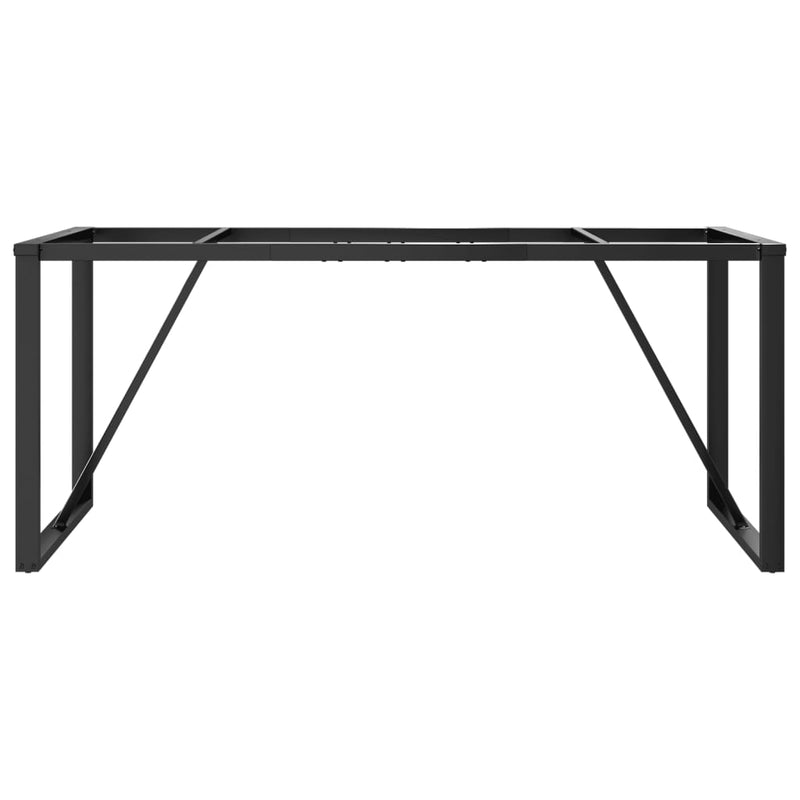 vidaXL acél étkezőasztallábak O-alakú vázzal 160 x 80 x 73 cm