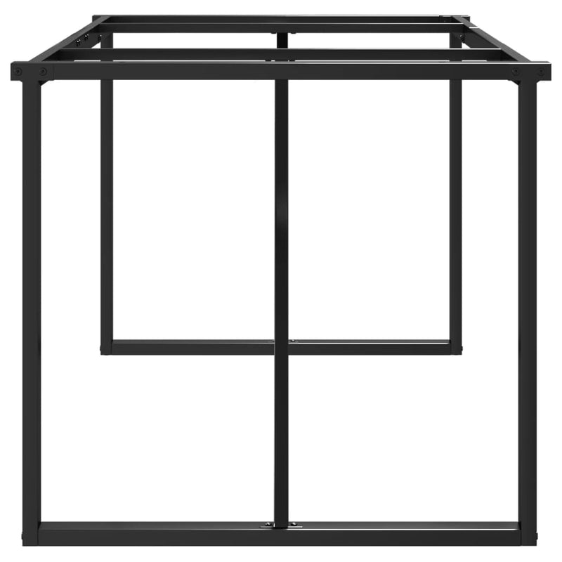vidaXL acél étkezőasztallábak O-alakú vázzal 160 x 80 x 73 cm