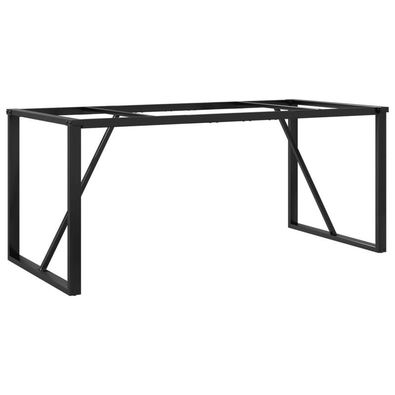 vidaXL acél étkezőasztallábak O-alakú vázzal 160 x 80 x 73 cm