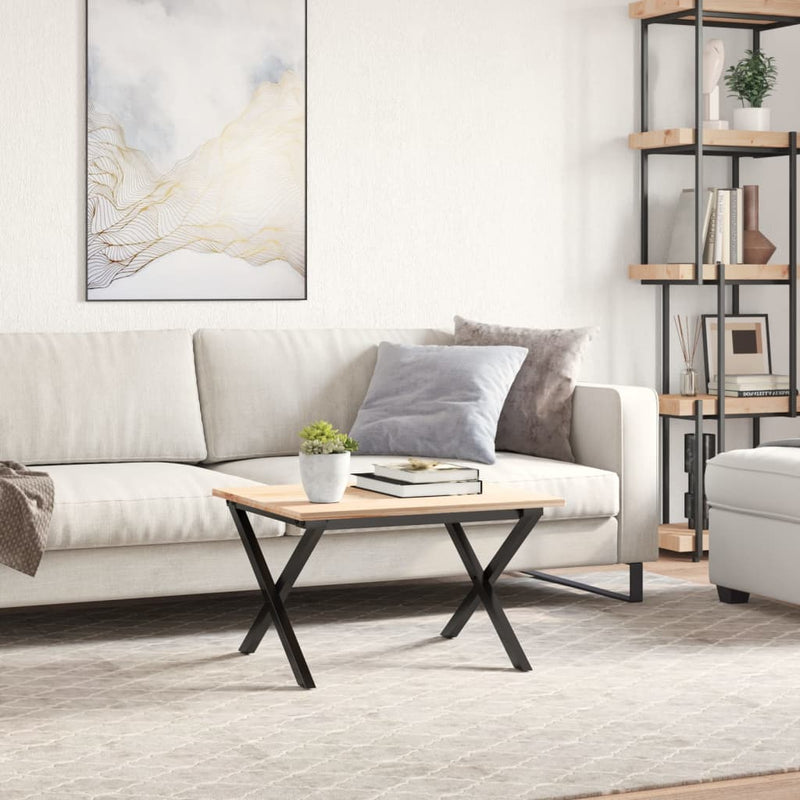 vidaXL acél dohányzóasztallábak X-alakú vázzal 60x40x38 cm