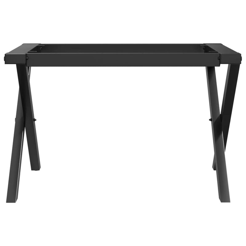 vidaXL acél dohányzóasztallábak X-alakú vázzal 60x40x38 cm