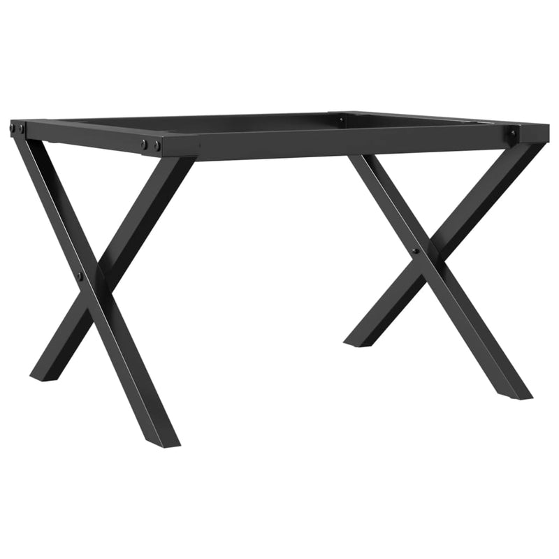 vidaXL acél dohányzóasztallábak X-alakú vázzal 60x40x38 cm