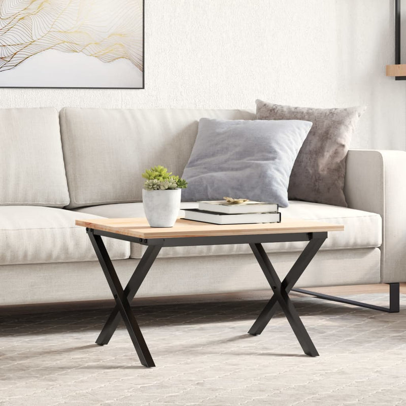 vidaXL acél dohányzóasztallábak X-alakú vázzal 60x40x38 cm