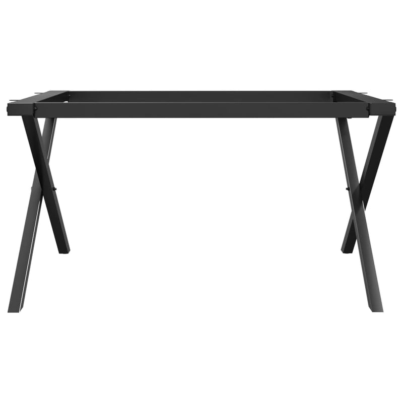 vidaXL acél dohányzóasztallábak X-alakú vázzal 80 x 70 x 43 cm