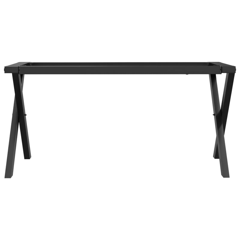 vidaXL acél dohányzóasztallábak X-alakú vázzal 80 x 40 x 43 cm