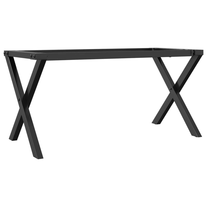 vidaXL acél dohányzóasztallábak X-alakú vázzal 90 x 30 x 43 cm