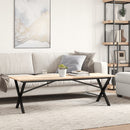 vidaXL öntöttvas dohányzóasztallábak X-alakú vázzal 140 x 30 x 43 cm