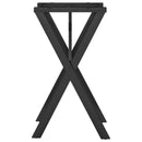 vidaXL acél étkezőasztallábak X-alakú vázzal 40 x 40 x 73 cm
