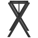 vidaXL acél étkezőasztallábak X-alakú vázzal 60 x 40 x 73 cm