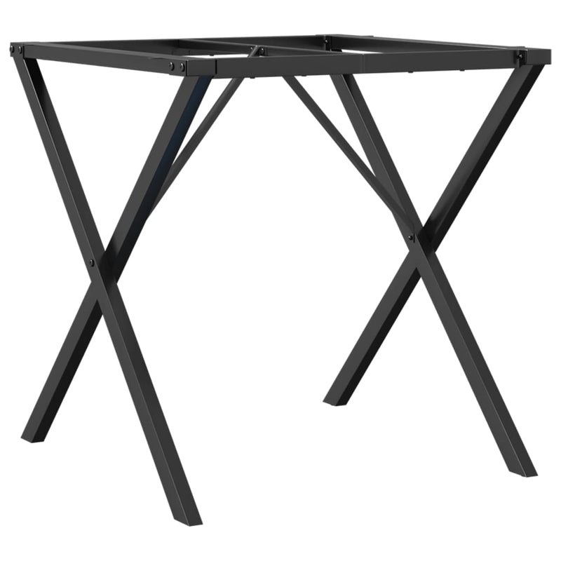 vidaXL acél dohányzóasztallábak X-alakú vázzal 70 x 70 x 73 cm