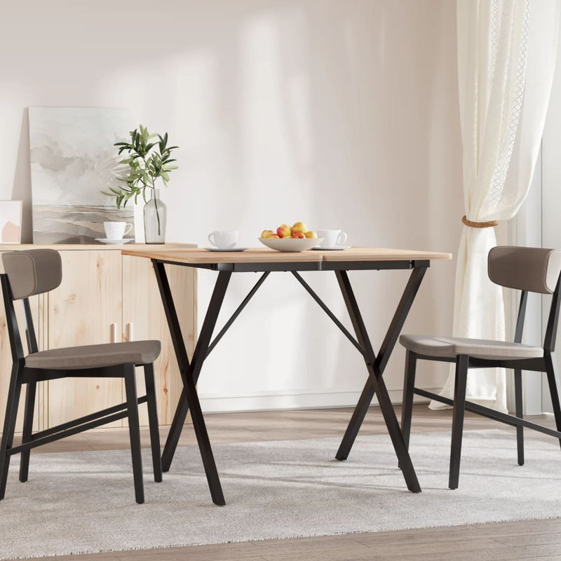 vidaXL acél dohányzóasztallábak X-alakú vázzal 70 x 70 x 73 cm