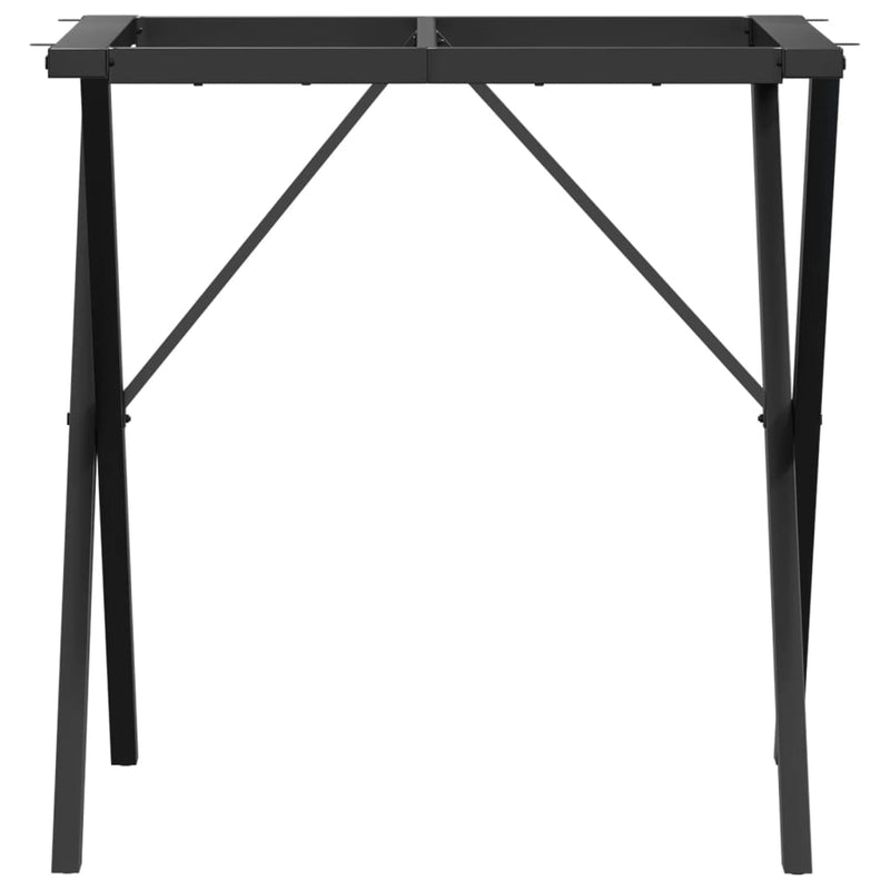 vidaXL acél dohányzóasztallábak X-alakú vázzal 70 x 70 x 73 cm