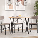 vidaXL acél dohányzóasztallábak X-alakú vázzal 80 x 40 x 73 cm