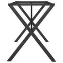 vidaXL öntöttvas étkezőasztallábak X-alakú vázzal 140 x 60 x 73 cm