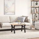 vidaXL acél dohányzóasztallábak Y-alakú vázzal 60x40x38 cm