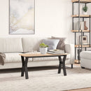 vidaXL acél dohányzóasztallábak Y-alakú vázzal 90 x 30 x 43 cm