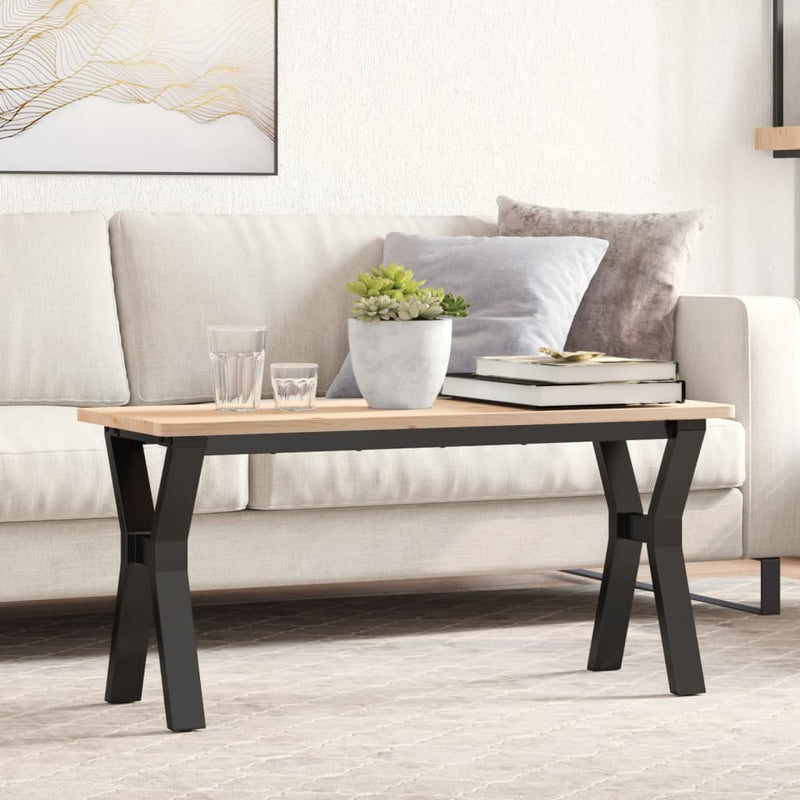 vidaXL acél dohányzóasztallábak Y-alakú vázzal 90 x 30 x 43 cm
