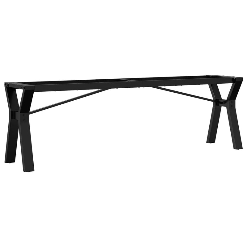 vidaXL öntöttvas dohányzóasztallábak Y-alakú vázzal 140 x 30 x 43 cm