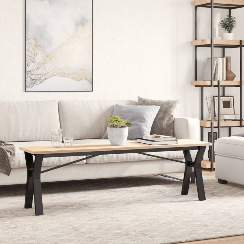 vidaXL öntöttvas dohányzóasztallábak Y-alakú vázzal 140 x 30 x 43 cm