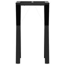 vidaXL acél étkezőasztallábak Y-alakú vázzal 40 x 40 x 73 cm