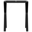 vidaXL acél étkezőasztallábak Y-alakú vázzal 60 x 50 x 73 cm