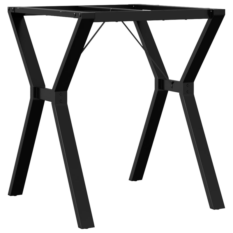 vidaXL acél étkezőasztallábak Y-alakú vázzal 60 x 60 x 73 cm