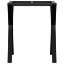 vidaXL acél étkezőasztallábak Y-alakú vázzal 60 x 60 x 73 cm