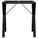 vidaXL öntöttvas dohányzóasztallábak Y-alakú vázzal 70 x 70 x 73 cm