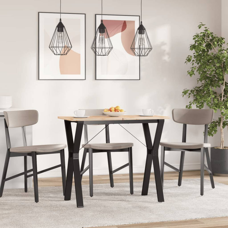 vidaXL acél dohányzóasztallábak Y-alakú vázzal 80 x 40 x 73 cm
